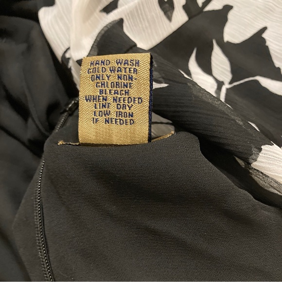 Midnight Velvet Black & White Sleeveless Dress - Size 1X - Picture 9 of 10